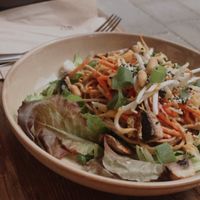 De noodle salade. Ook erg lekker en gezond   at Jungle Café & Catering in Eindhoven