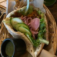 Pita oesterzwam. Genieten!  at Jungle Café & Catering in Eindhoven