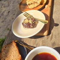 Bananabread, batch brew, snickers date, chocolate chip cookie at Jungle Café & Catering in Eindhoven