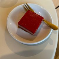 Gluten free raspberry bar  at Jungle Café & Catering in Eindhoven
