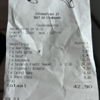 Pricey for coffee and light snack  at Jungle Café & Catering in Eindhoven