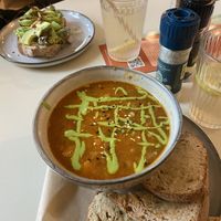 Avocado toast & soup   at Jungle Café & Catering in Eindhoven