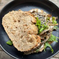Mushroom sandwich at Jungle Café & Catering in Eindhoven