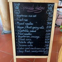 Menu in English   at BEAR SANCTUARY in Ninh Binh