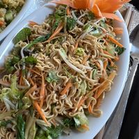 Veg noodles   at BEAR SANCTUARY in Ninh Binh