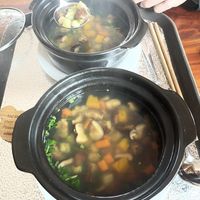 Lotus soup  at BEAR SANCTUARY in Ninh Binh