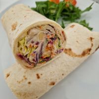 Salad wrap at Luca in Coimbra
