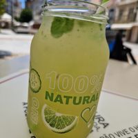 Lemonade with mint at Luca in Coimbra