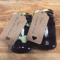 Cake jars from Little Liv’s bakery  at Little Liv's Bakery in Accrington