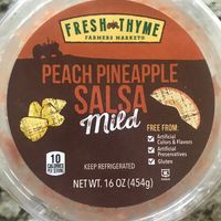 peach pineapple salsa at Fresh Thyme Farmers Market - College Ave in Indianapolis
