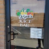Hours as of August 2021 at JoGee's Juice Bar in Rock Springs