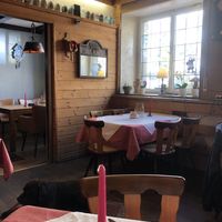 Rustic traditional part of the restaurant   at Köhlerstüble in Stuttgart