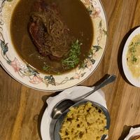 Zwiebelrostbraten mit handgeschabten Spätzle  at Köhlerstüble in Stuttgart