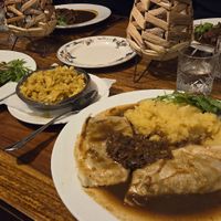 Maultaschen and Zwiebelrostbraten at Köhlerstüble in Stuttgart