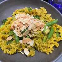 Pasta with broccoli and avocado.  at MO Bistro in Vilnius