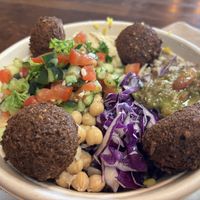 Falafel Bowl  at Sajj Mediterranean - Coleman Ave in San Jose