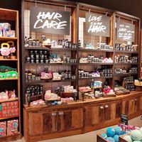 Products at LUSH in Winterthur
