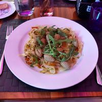 Mushroom gnocchi at Le Chef in Zurich