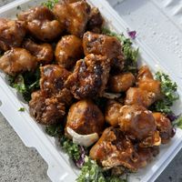 KCK - cauliflower kale saladd  at Ziggy's in San Luis Obispo