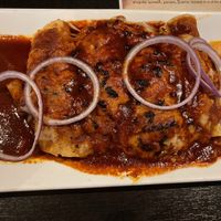 Enchiladas with shrimp at My Cocina Grill in Streamwood