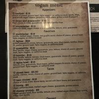 Current menu (9/15/25)  at My Cocina Grill in Streamwood