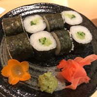 Cucumber sushi rolls at Unkai Japanese Restaurant in Rosedale