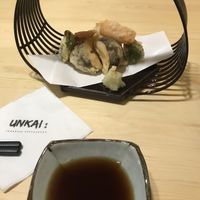 Vegetable tempura at Unkai Japanese Restaurant in Rosedale