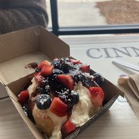 Cinnaholic - Very Berry Vegan Cinnamon Bun  at Cinnaholic in Concord