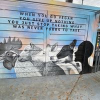 A beautiful mural ￼ at Oh My Soul in Charlotte