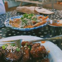 Loaded fries + appetizer  at Oh My Soul in Charlotte