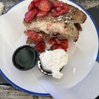 Strawberry French toastt  at Oh My Soul in Charlotte