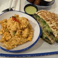 Crunchy Mom and South African pasta salad   at Oh My Soul in Charlotte