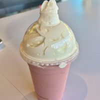 Strawberry shake  at Nomoo in Los Angeles
