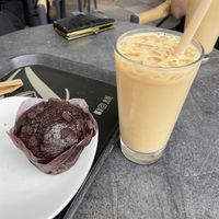 Schokomuffin & Iced Lattee  at Junge Die Bäckerei in Binz