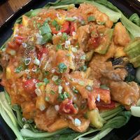 Luguo (a.k.a., Shandong) dish: Sweet and sour king oyster mushrooms at Dish of Tomorrow 明日餐桌 - MíngRì CānZhuō in Taichung