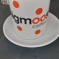 huge mugs at bigmoose coffee co in Cardiff