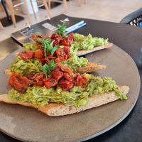 Avocado brusceta at Pisek Bar in Celje