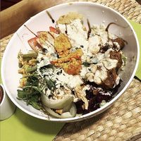 Tempeh bowl at Vegitat - Heuwaage in Basel