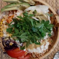 Freestyle bowl mit Seitandönervleisch at Vegitat - Heuwaage in Basel