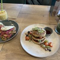 Bao buns, hotcakes en smoothies  at Hana in Amersfoort