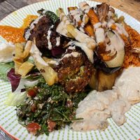 Vegan plate  at Chickpeas in Berlin