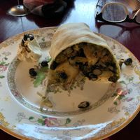 Vegan Burrito was delish! at Carnelian Coffee in Colorado Springs