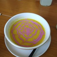 Sopa crema de vegetales  at Herbivoro in Cancun