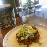 Gringa taco  at Herbivoro in Cancun