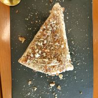 Ice cream cake with pecan at Herbivoro in Cancun