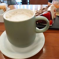 Cappucino at Herbivoro in Cancun