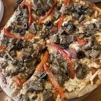 Pizza  at Herbivoro in Cancun