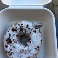 Vegan donut at Chök the Chocolate Kitchen in Barcelona