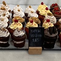 Vegan cupcakes  at Chök the Chocolate Kitchen in Barcelona