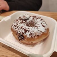 Donut relleno at Chök the Chocolate Kitchen in Barcelona